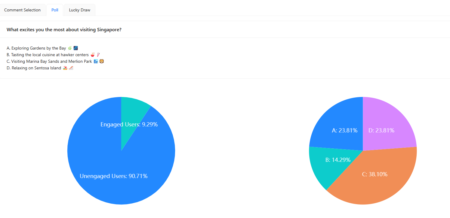 Poll feature