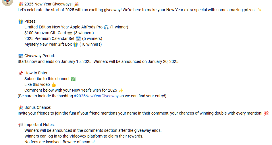 Featured Image: A vibrant YouTube interface with giveaway announcements and a crowd of excited participants